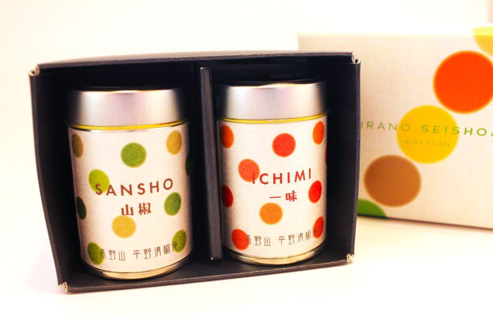 一味缶・粉山椒缶の詰合せ