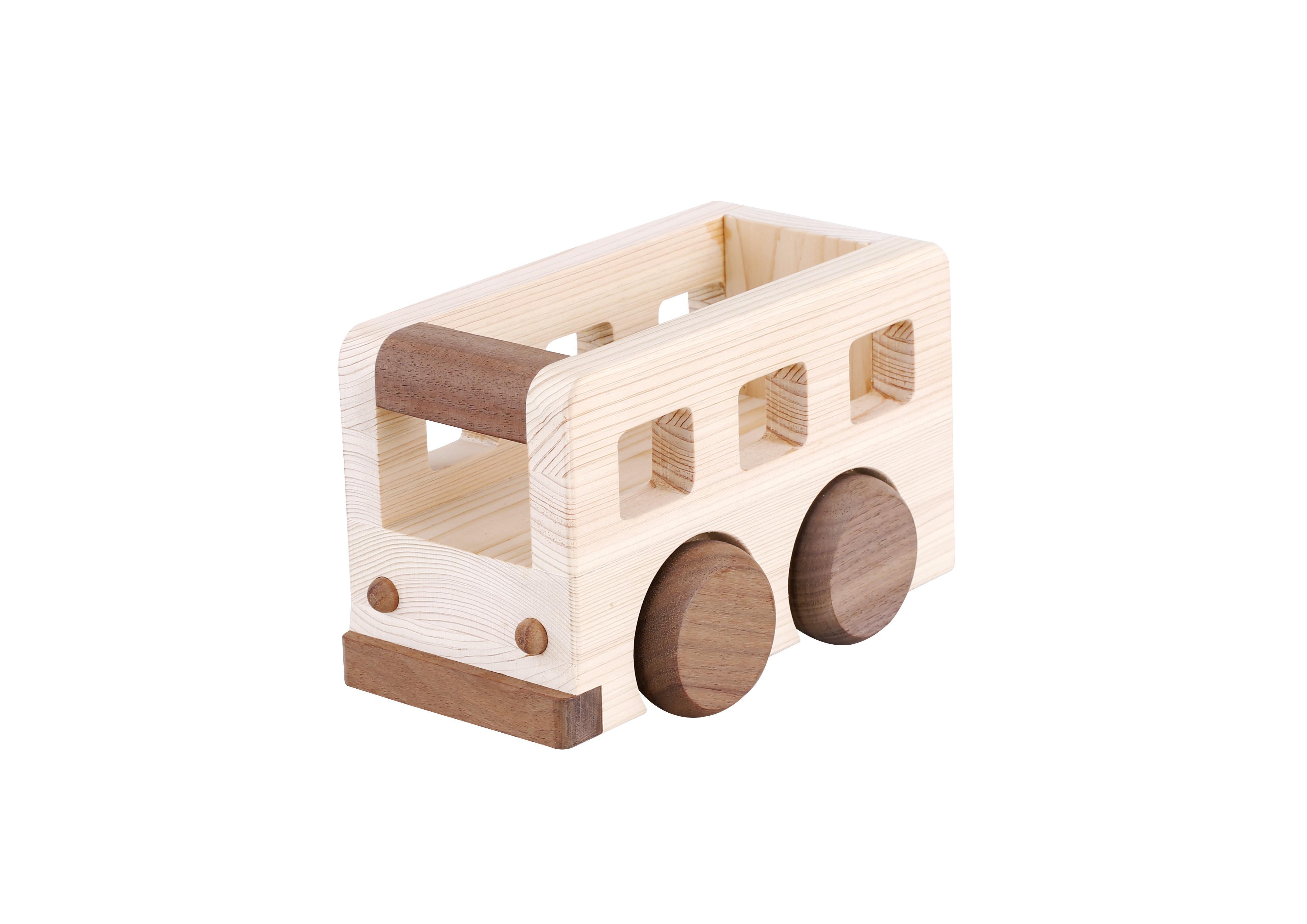 国産檜 おもちゃ IKONIH／アイコニー オルゴールバス