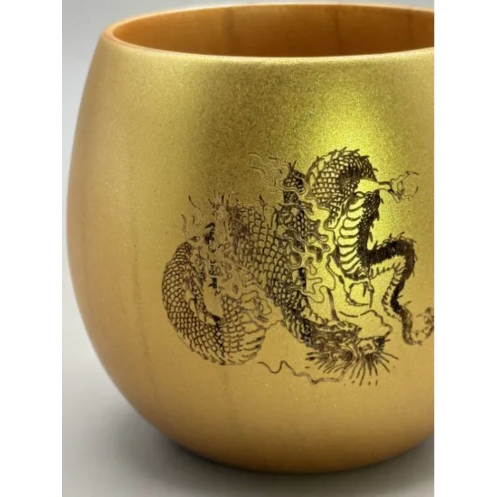 コーヒーカップ 金龍・銀龍  2個セット（桐箱入り）［NF116］