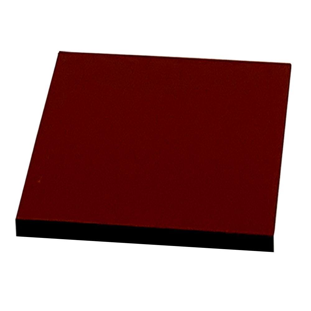 木製 敷板 花台 正角板 黒/朱 10号(30cm)【YG350】