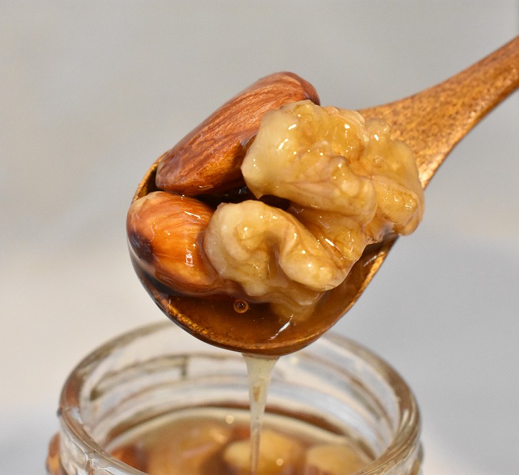 ナッツ・ドライフルーツの蜂蜜漬 峠プレミアム4種セット【萌】【映】【玄】【爛】 【SW59】