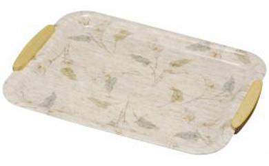 滑り止めトレー  かゆ（木取手付・M）