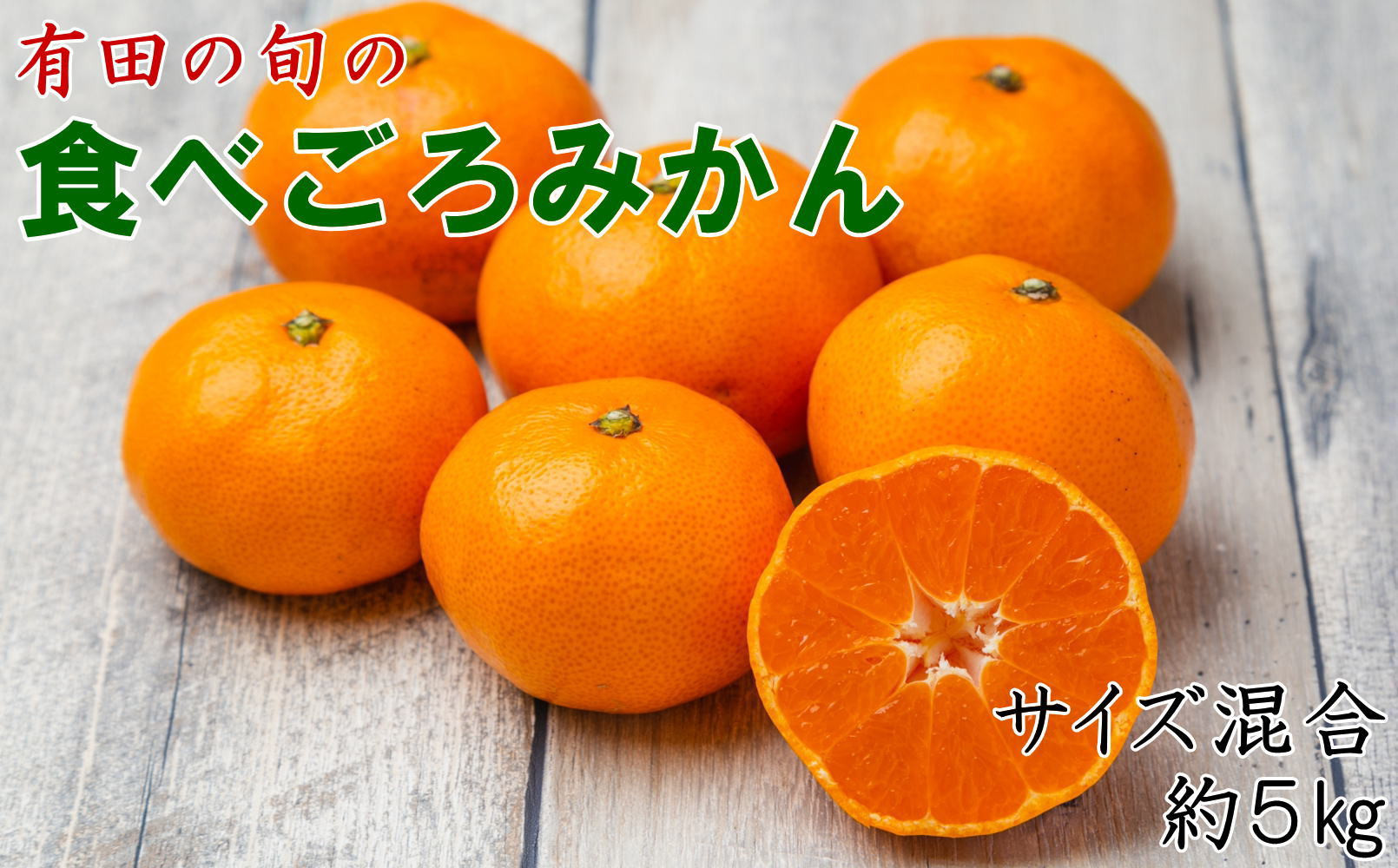 有田の旬の食べごろみかん約5kg（サイズ混合）（秀・優品混合）★2026年11月下旬頃より順次発送 ［TM226］