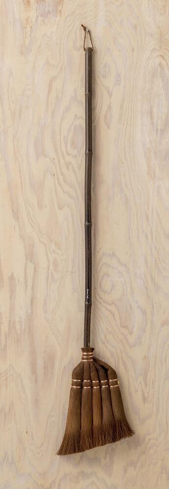 国産棕櫚皮箒5玉 ロング【FM12】