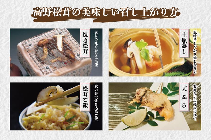 ［2026年発送分］香り・歯応え・味ともに最高級！希少な国産松茸「高野松茸」300g［化粧箱入］［MG93］