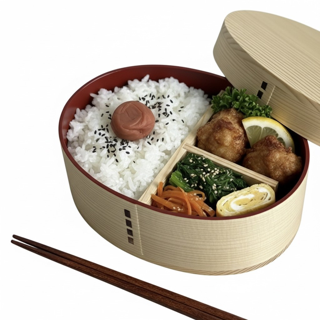 日々 hibi 曲げわっぱ 弁当箱 内朱［YS160］