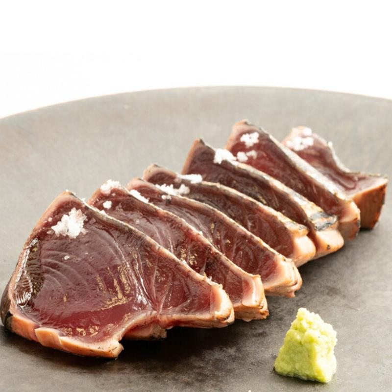 黄金藁焼きカツオタタキ （藻塩セット）　1kg［KS1］