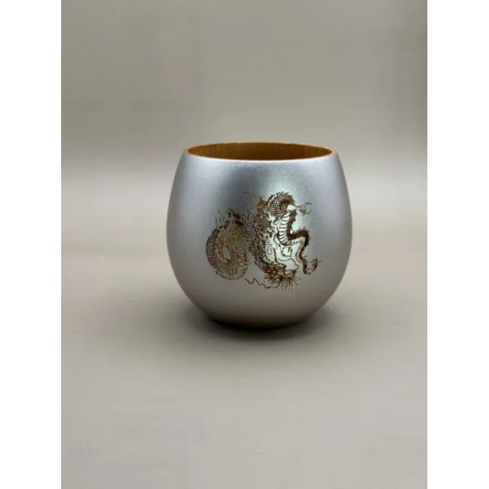 コーヒーカップ 銀龍（桐箱入り）［NF114］