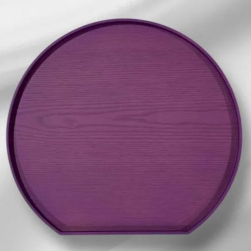 半月トレイ 紫色［NF75］