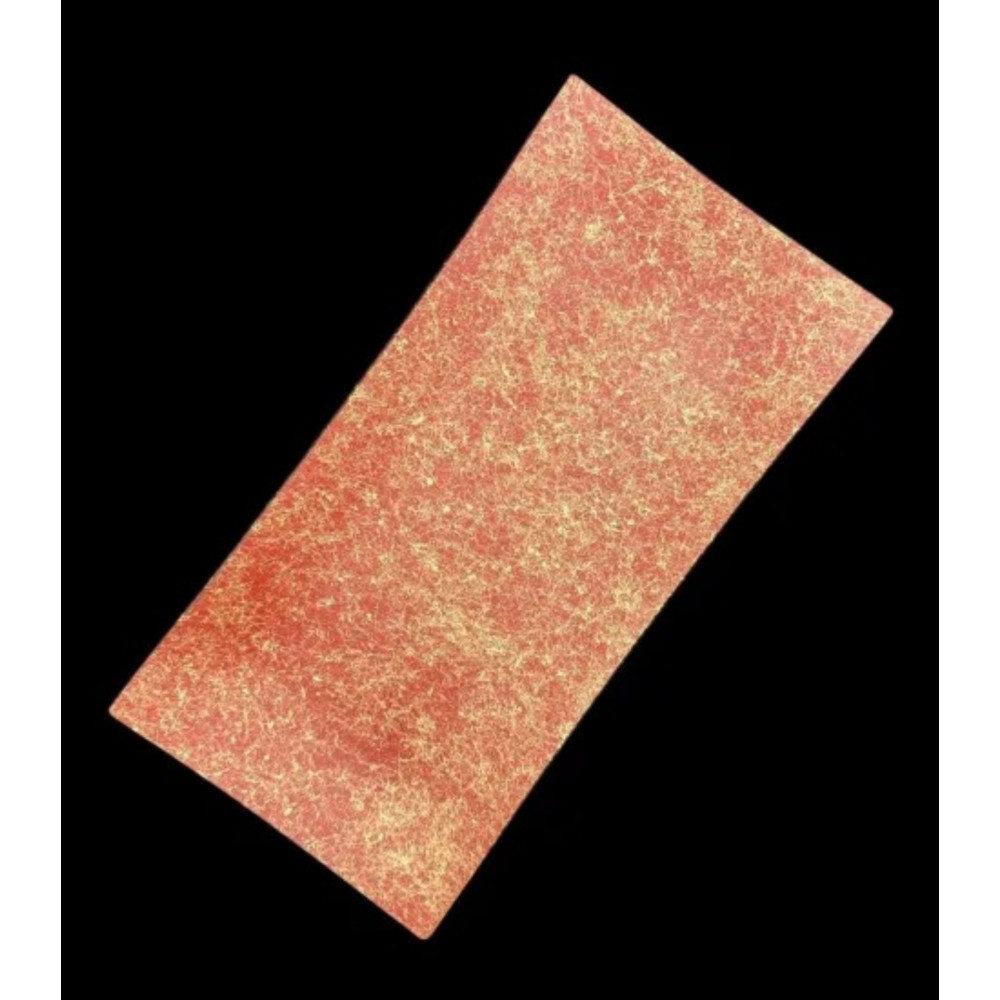 波レクタングルプレート  乱糸（マット仕上げ）本朱［NF101］