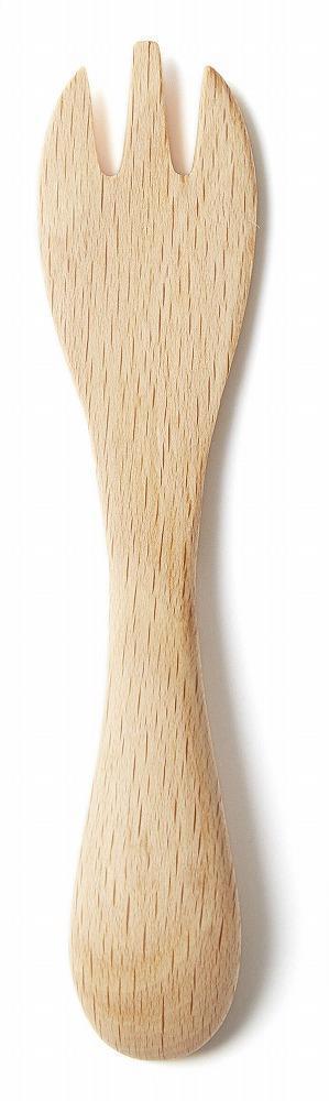 木製  もぐもぐフォーク（食洗機対応）【TN75】