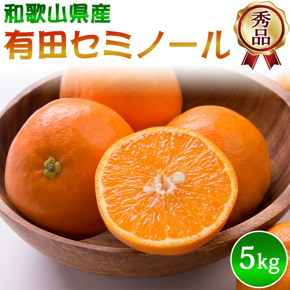 【2027年先行予約】秀品 セミノール 和歌山 有田 S～2Lサイズ 大きさお任せ 約5kg_DZ6209