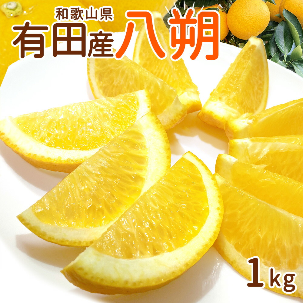 DI6058_和歌山県有田産 八朔 1kg M～2Lサイズ混合