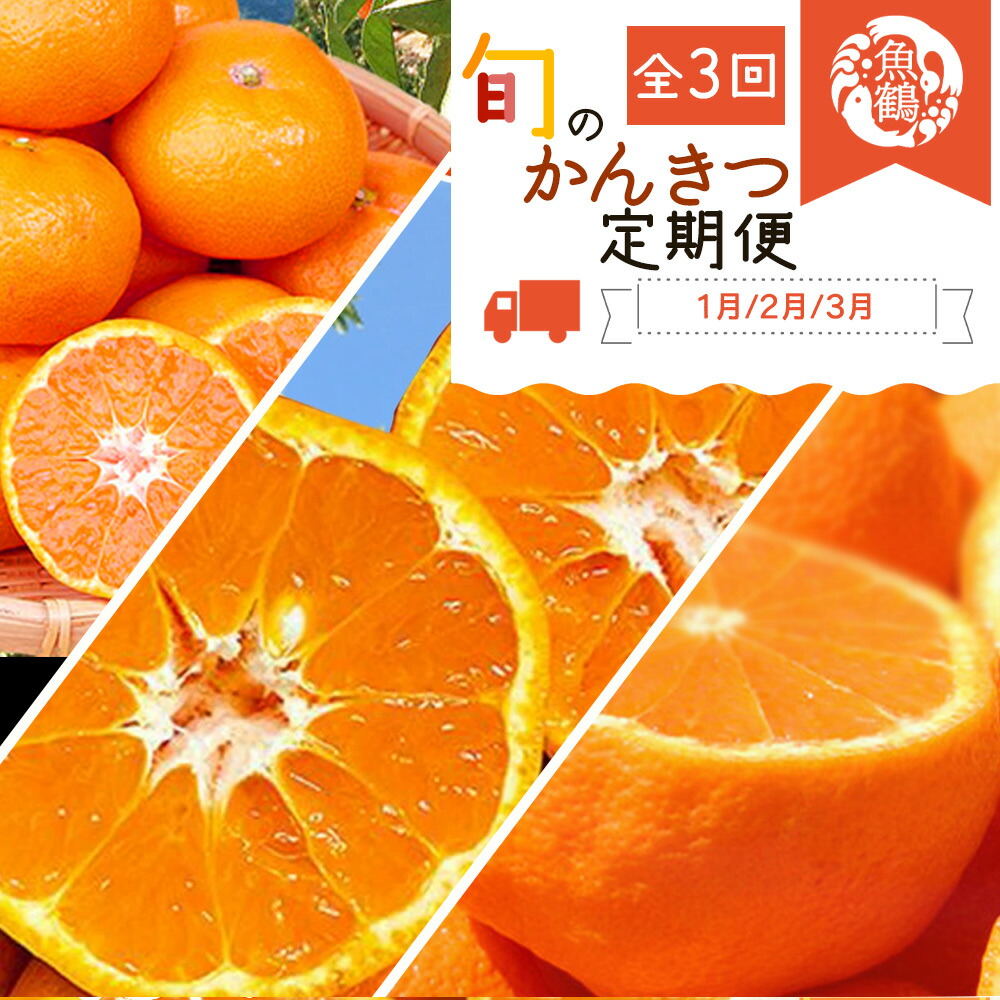 G60-T43_【定期便 全3回】紀州和歌山産 旬の柑橘セット（みかん・ポンカン・紀州デコ）