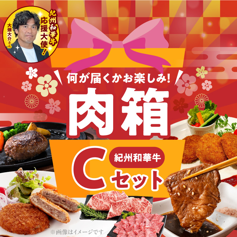 BN6137_お楽しみ肉箱 Cセット お試し ドキドキ 黒毛和牛 ハンバーグ メンチカツ ステーキ ロース ヒレ 焼肉 すき焼き しゃぶしゃぶ 盛り合わせ コロッケ ローストビーフ 食品 和歌山県 湯浅町 送料無料