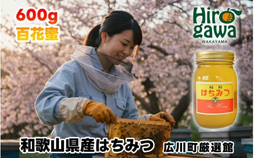 はちみつ 和歌山県産 600g 百花蜜 【tec603-600-hyaku】