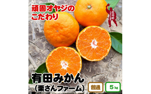 ▼有田みかん 5kg 頑固オヤジのこだわりみかん　※11月中旬～翌年1月上旬より順次発送予定 【krf004-r-5A】