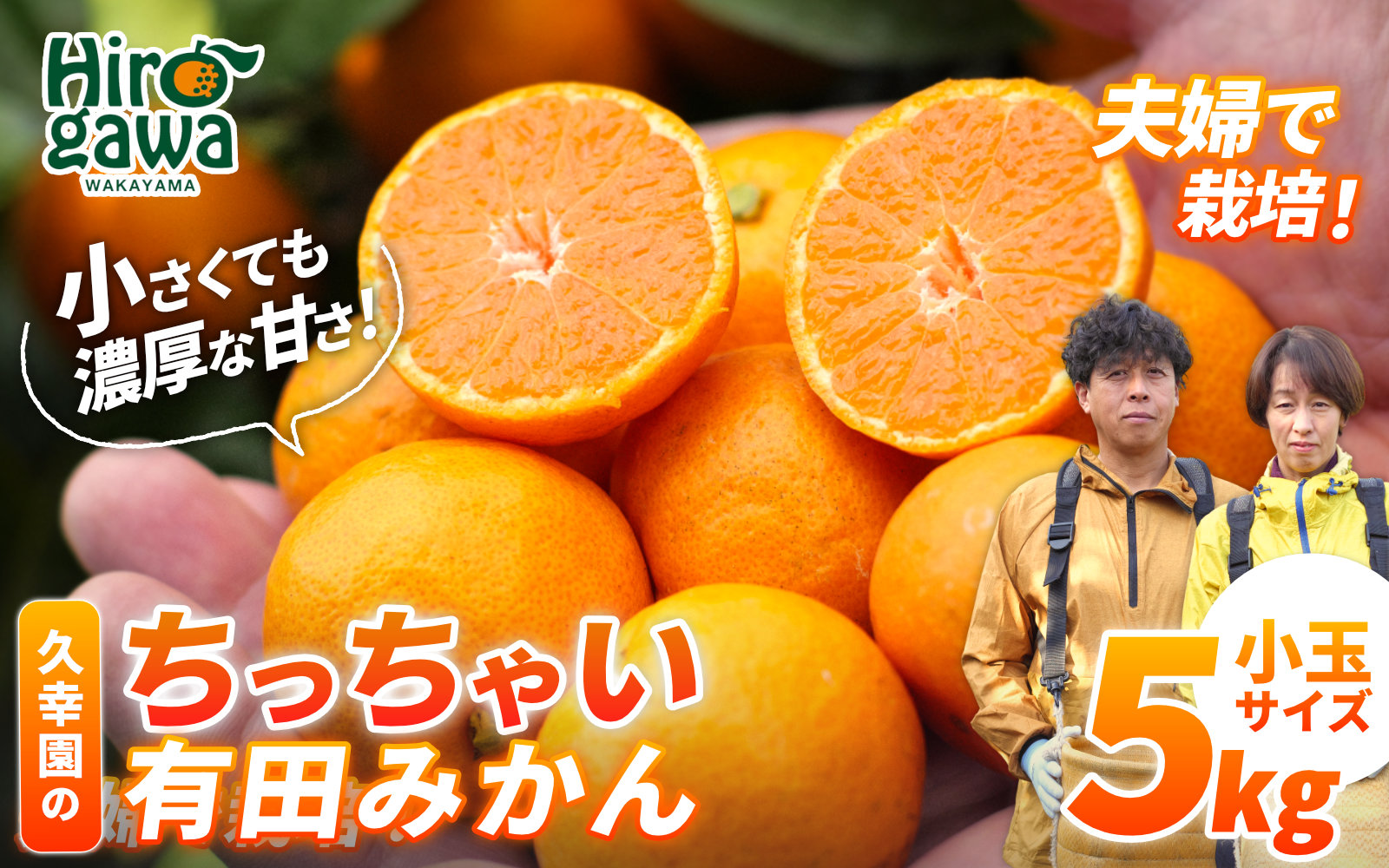 ちっちゃい 有田 みかん 5kg 久幸園 / 温州みかん 有田みかん 甘い 小玉 和歌山 柑橘 ※2026年11月〜2027年1月下旬に順次発送【hsk004-s-5B】