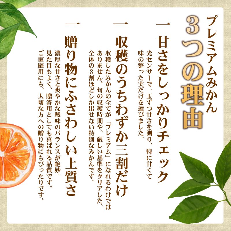 有田みかん 極 プレミアム 5kg (2S～Lサイズ) 光センサー選別 / 温州みかん みかん 甘い 高級 和歌山 柑橘 ※2026年11月下旬～2027年1月上旬頃に順次発送予定 ※北海道・沖縄・離島への配送不可 【nuk004-p-5E】