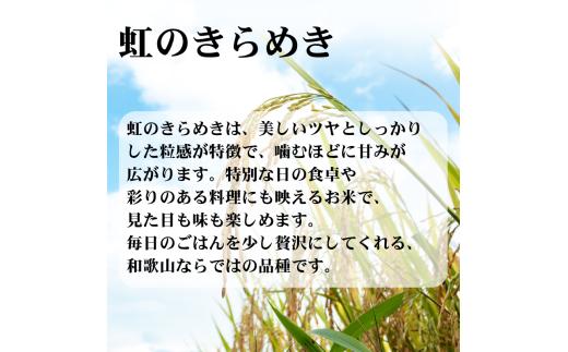   米 キヌヒカリ 2kg と 虹のきらめき 2kg 合計4kgセット (2025年産) 和歌山県産 / 白米 お米 ごはん こめ 単一米 単一原料米 銘柄米 令和7年産【hnj400-kn2-nj2】