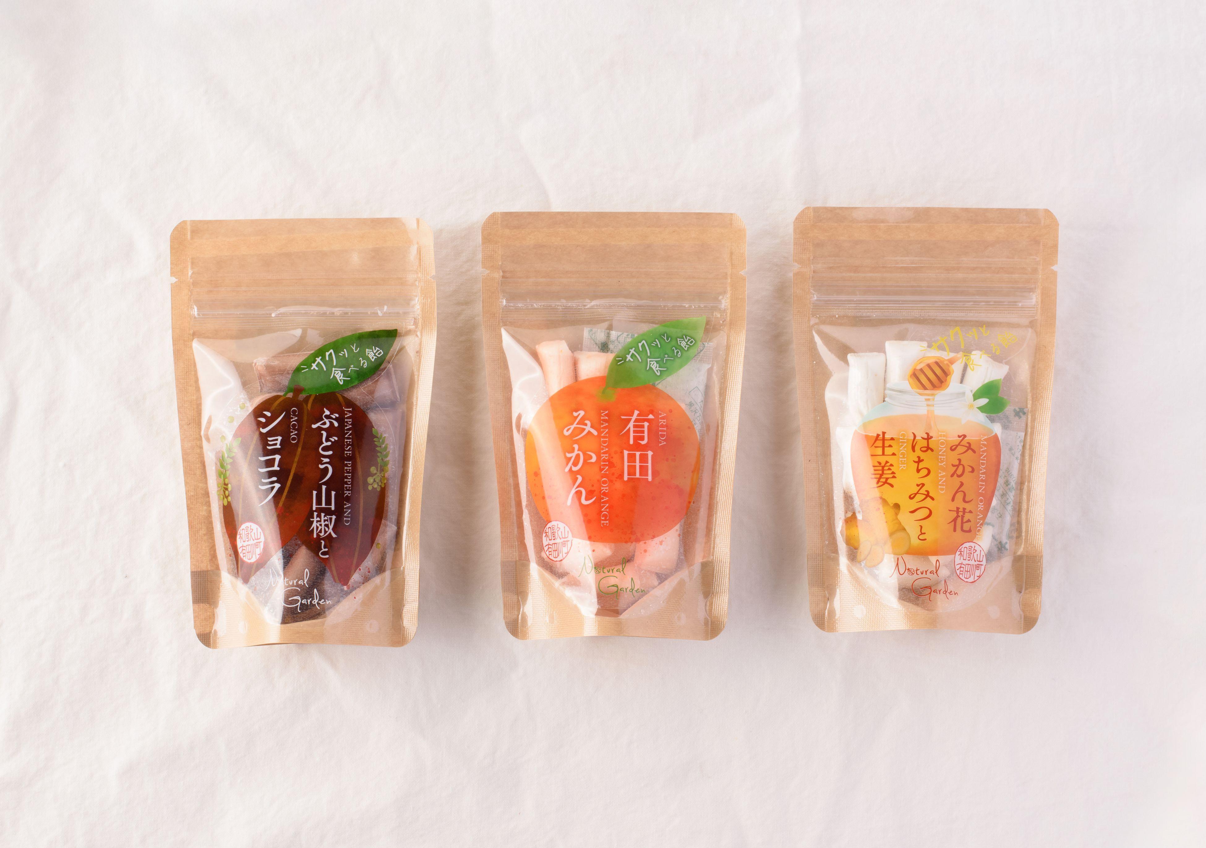 サクッと食べる飴3袋セット （1袋約30g）