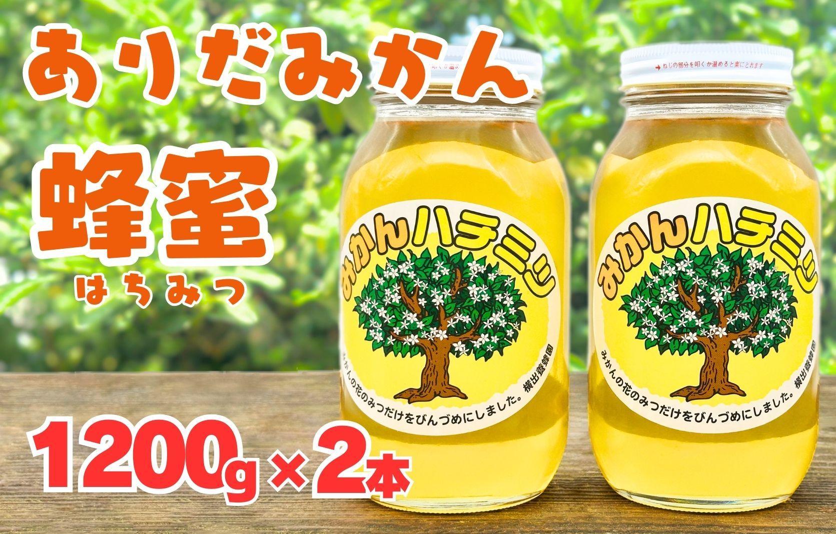 ありだみかん蜂蜜 1200g×2本セット