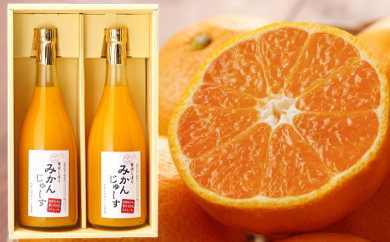 有田みかん果汁100％　無添加ストレートジュース（720ml×2本セット）