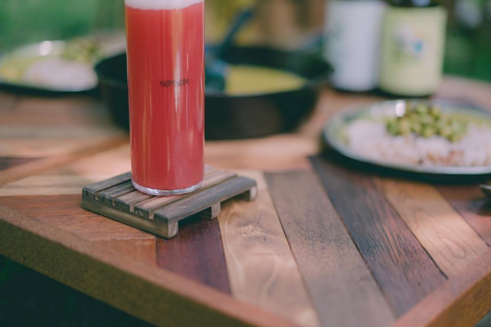 ホームからキャンプまで【《パレット》コースター 5枚セット】アウトドア用（SIL CAMP）