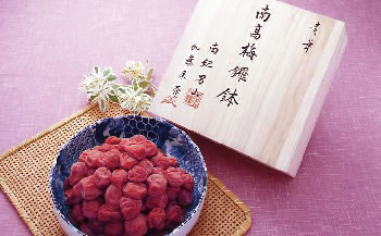 南紀男山焼き鑼鉢入　しそ漬け梅1Kg