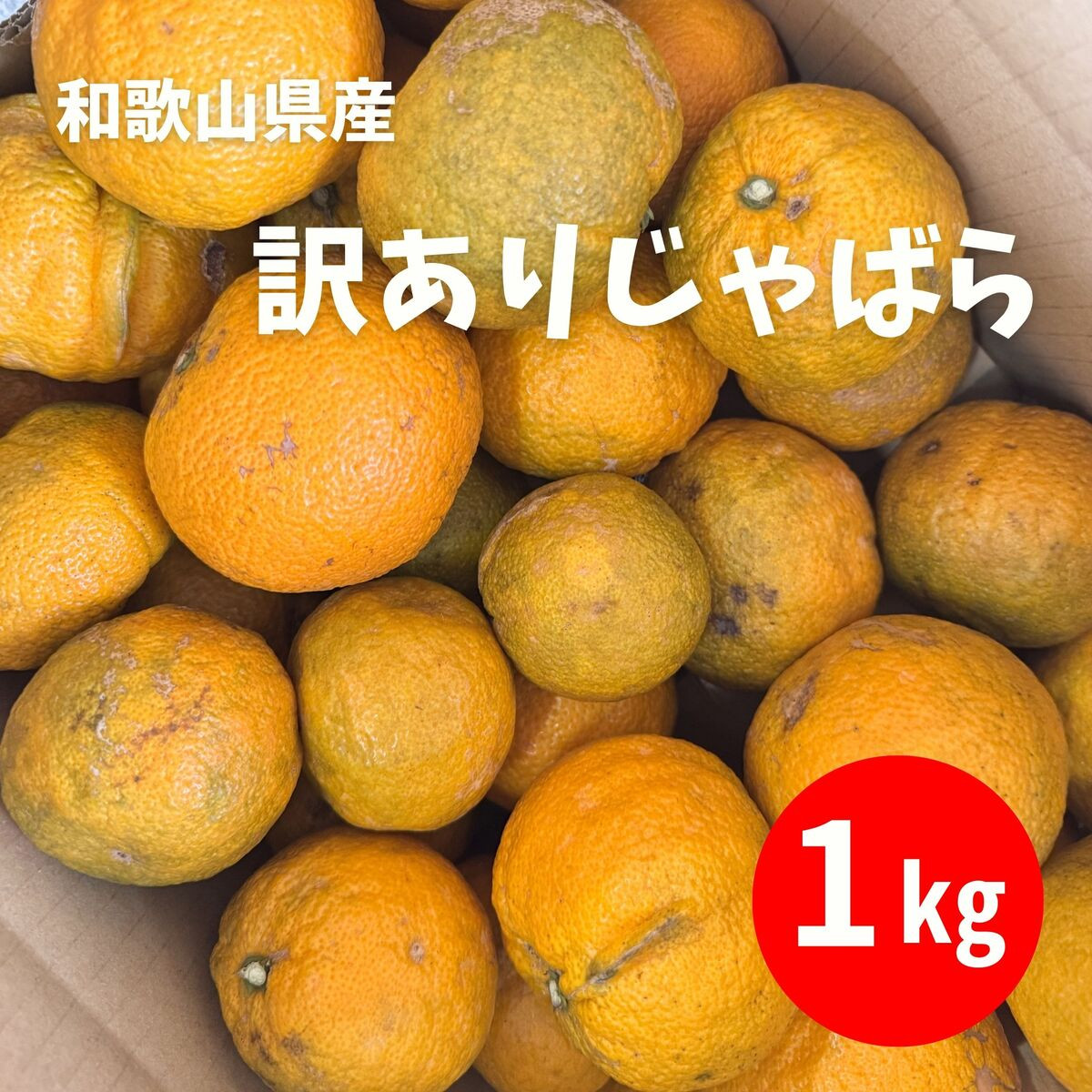 訳あり じゃばら 1kg (6～9玉)