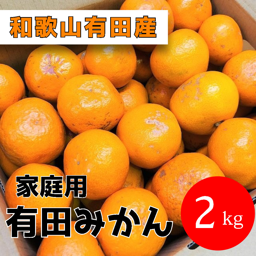 家庭用 有田みかん 2kg (約18個～20個)