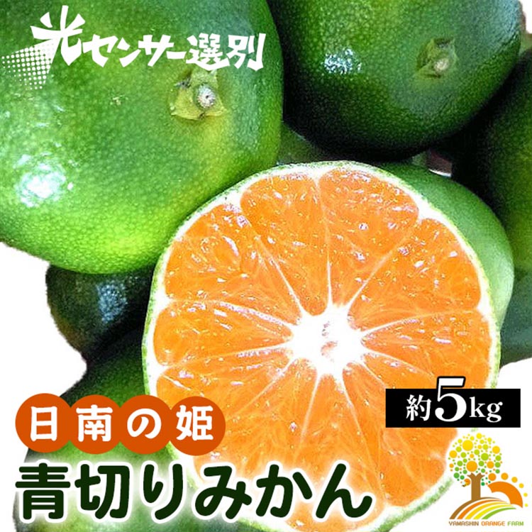 【先行予約】こだわりの青切りみかん 約5kg 農家直送 有機質肥料 100% サイズ混合 ｜ みかん 柑橘 果物 くだもの 果実 フルーツ 和歌山 有田