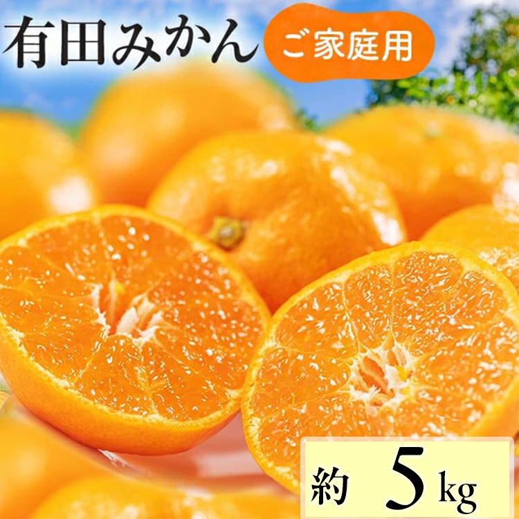 【先行予約】【数量限定】濃厚有田みかん(ご家庭用) 約5kg+300g(傷み補償分) ※2025年11月上旬～12月下旬頃に順次発送予定 ※北海道・沖縄・離島への配送不可 