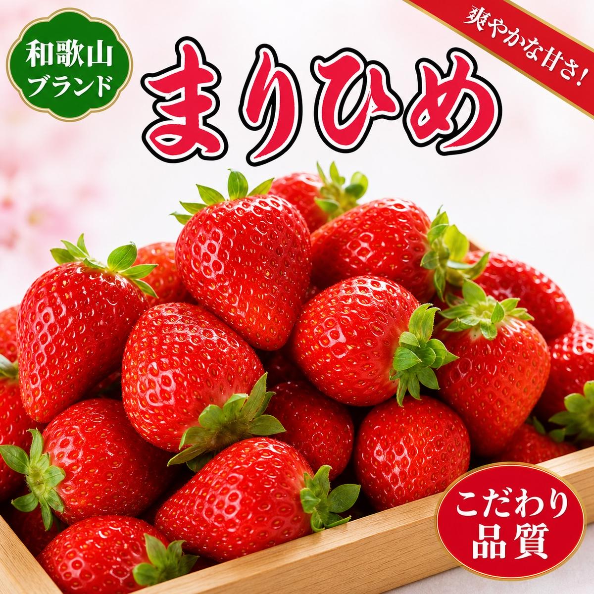紀州和歌山ブランドいちご「まりひめ」約250g×4P いちご◇