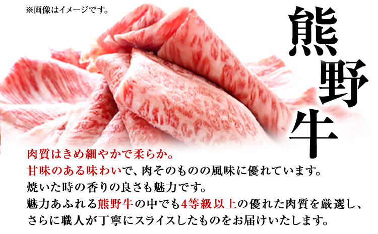 和歌山産 高級和牛 熊野牛 ロースしゃぶしゃぶ用 約700g エバグリーン《30日以内に出荷予定(土日祝除く)》 和歌山県 日高町 牛 うし 牛肉 熊野牛 和牛 高級