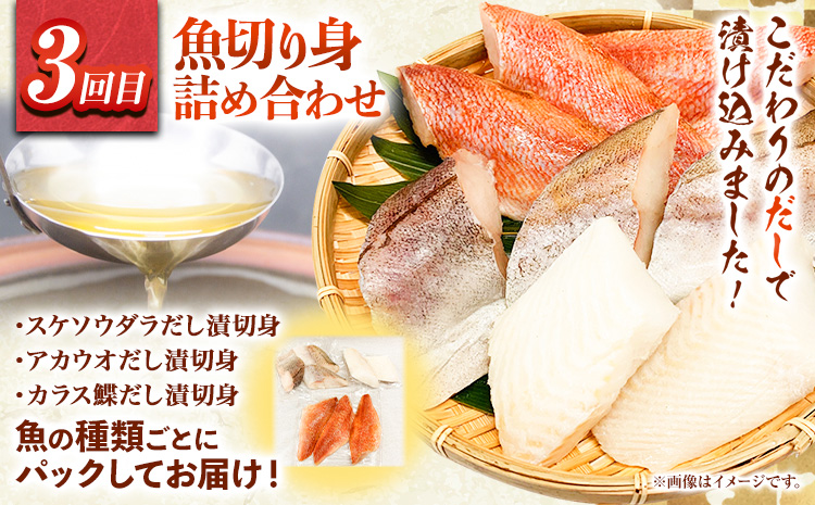 【定期便 全4回】 H サバフィレ 8枚 銀鮭切身 8枚 魚切り身詰合せ 8枚 海鮮漬け 1セット 株式会社魚鶴商店《お申し込み月の翌月より出荷開始》 和歌山県 日高町 鮭 さけ 紅さけ 切り身 さば 塩さば 焼き魚 焼くだけ 簡単 魚 さかな タラ サーモン カンパチしらす【F】