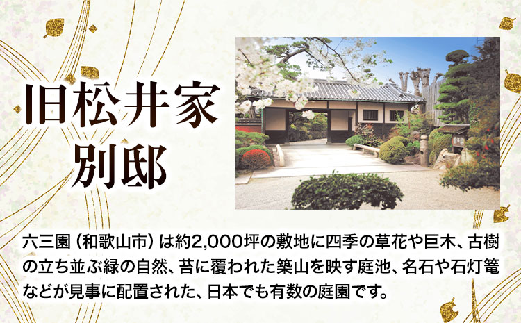 がんこ和歌山六三園 お食事券 3,000円利用券×10枚 おかざき酒店(日高町2)《90日以内に出荷予定(土日祝除く)》和歌山県 日高町 お食事券 和食 庭園 松井家別邸