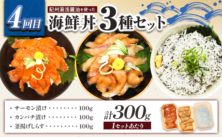 【定期便 全4回】 H サバフィレ 8枚 銀鮭切身 8枚 魚切り身詰合せ 8枚 海鮮漬け 1セット 株式会社魚鶴商店《お申し込み月の翌月より出荷開始》 和歌山県 日高町 鮭 さけ 紅さけ 切り身 さば 塩さば 焼き魚 焼くだけ 簡単 魚 さかな タラ サーモン カンパチしらす【F】