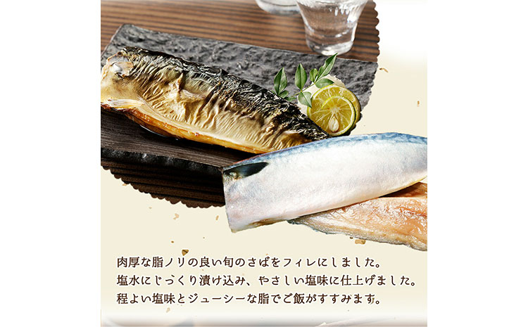 和歌山 魚鶴仕込みのだし漬け 銀だら 切身4切 銀鮭切身4切 塩さばフィレ4枚 真空パック入 小分け 株式会社魚鶴商店《30日以内に出荷予定(土日祝除く)》 和歌山県 日高町 銀だら 銀鮭 塩さば 切り身 切身(F-1)