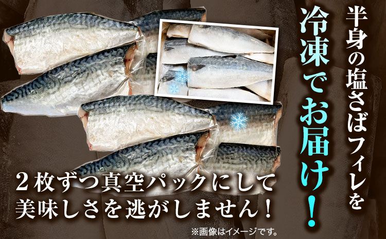 塩さば フィレ 24枚入 (真空パック入)  株式会社魚鶴商店《30日以内に出荷予定(土日祝除く)》 和歌山県 日高町 さば 塩サバ 鯖  ごはんのお供 おつまみ にも最適！ 