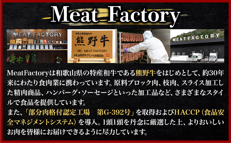 熊野牛 加工品バラエティセットミニ(粉山椒付) 澤株式会社(Meat Factory)《30日以内に出荷予定(土日祝除く)》 和歌山県 日高町 熊野牛 牛 うし 牛肉 加工品 ローストビーフ ハンバーグ 牛丼 山椒 送料無料