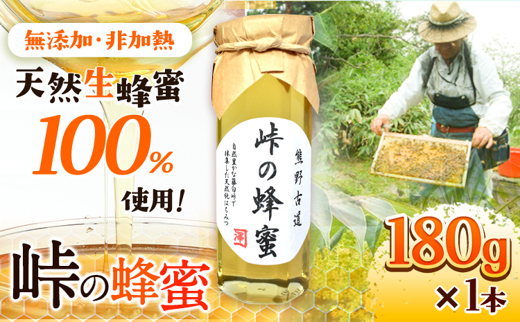 熊野古道 峠の 蜂蜜 180g×1 澤株式会社《90日以内に出荷予定(土日祝除く)》和歌山県 日高町 蜂蜜 はちみつ パン ヨーグルト 紅茶 料理 調理 朝食 トースト パンケーキ 調味料 送料無料