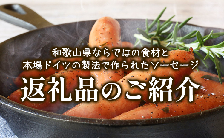 紀州ジューシーソーセージセット 4種類 計800g 神戸屋《90日以内に出荷予定(土日祝除く)》 和歌山県 日高町 熊野ポーク 豚 ソーセージ ウインナー フランク セット 送料無料