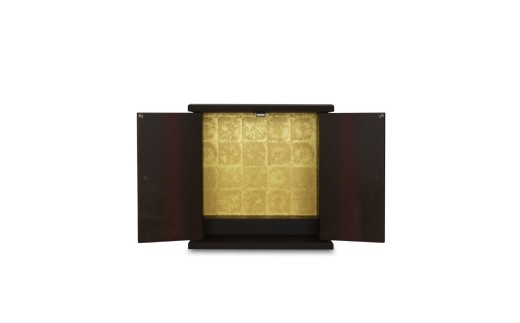 タツクラフト 紀州塗り ミニ仏壇 小 黒柿 木目 【Tk282】【ttcf922-butu-swd】