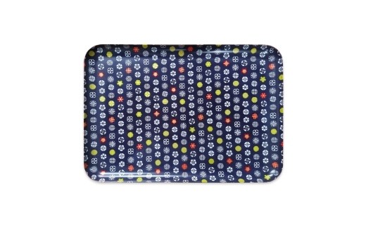 タツクラフト 友禅和紙トレー L 39cm 2枚セット 小花 小紋 【Tk324】【ttcf922-yul-8】
