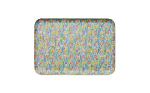 タツクラフト 友禅和紙トレー L 39cm 2枚セット 梅桜 桜流れ 【Tk327】【ttcf922-yul-11】