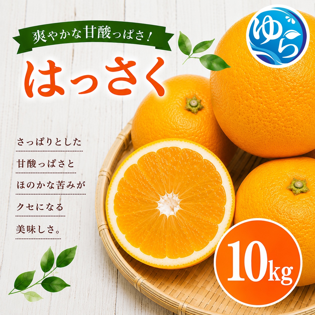 和歌山県産 はっさく 10kg  サイズおまかせ / 八朔 ハッサク 柑橘 果物 和歌山 ※2027年2月中旬～3月中旬に順次発送予定 ※北海道・沖縄・離島配送不可 【eiw021-r-10】