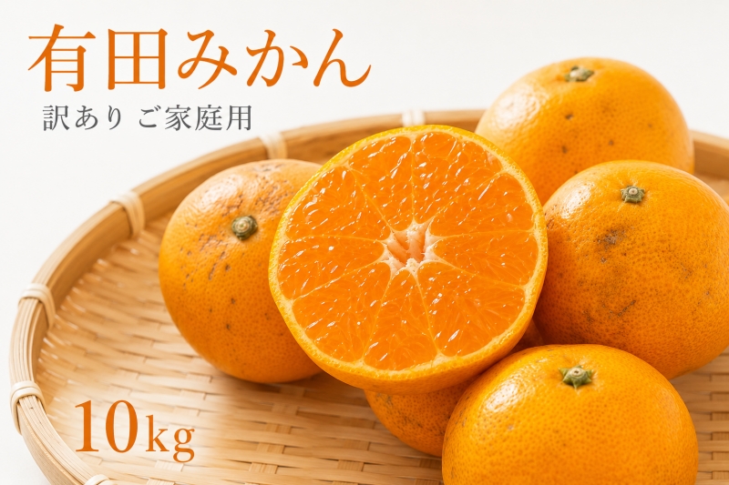 和歌山 有田 みかん 10kg 訳あり ご家庭用 2S～2Lサイズ混合 / 有田みかん 甘い 柑橘 和歌山 ※2026年11月下旬頃～12月下旬頃に順次発送予定【uot004-c-10】