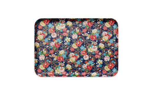 タツクラフト 友禅和紙トレー M 33cm 2枚セット 桜 牡丹文 【Tk315】【ttcf922-yum-13】