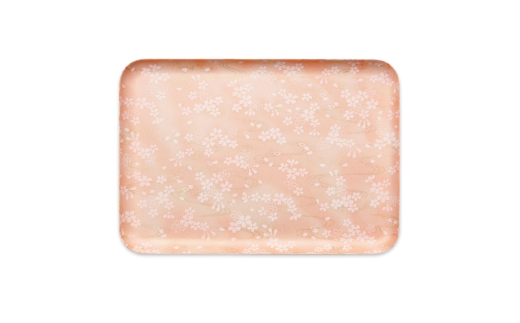 タツクラフト 友禅和紙トレー L 39cm 2枚セット 桜 流水紋 【Tk318】【ttcf922-yul-2】